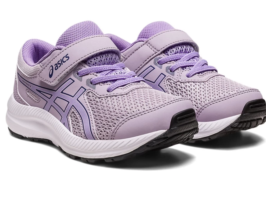 ASICS Kids Contend 8 Ps Running Shoes in Dusk Violet/Digital Violet