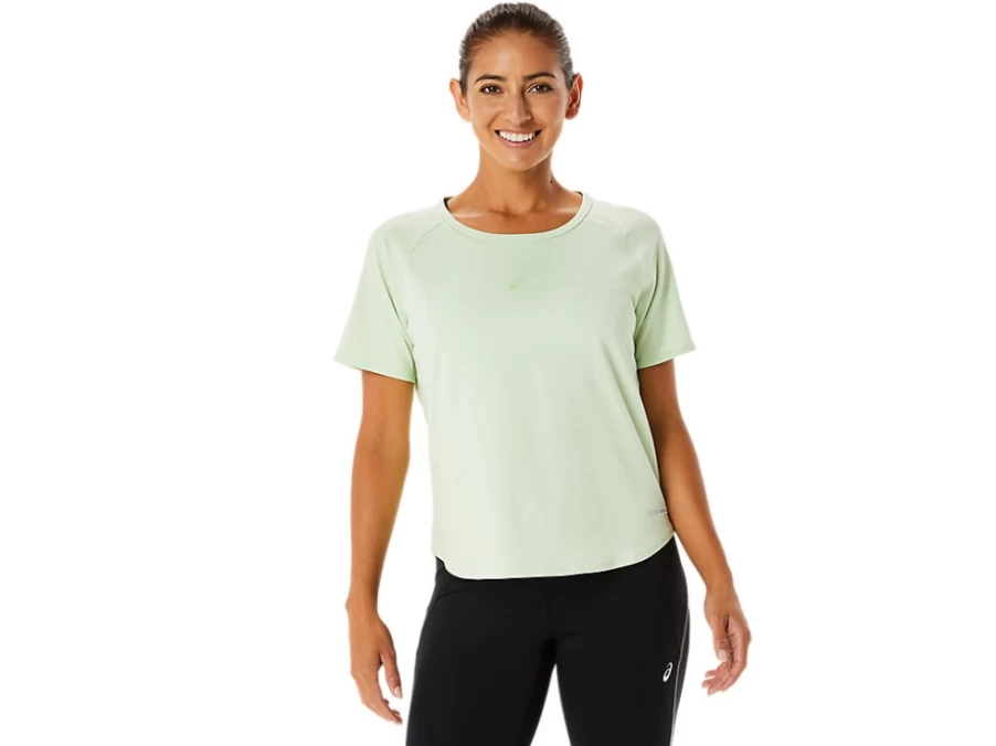 ASICS Women's Whisper Green Actibreeze Short Sleeve Top