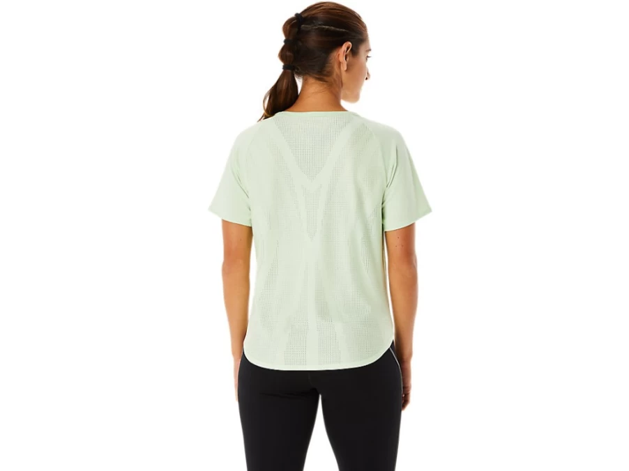 ASICS Women's Whisper Green Actibreeze Short Sleeve Top