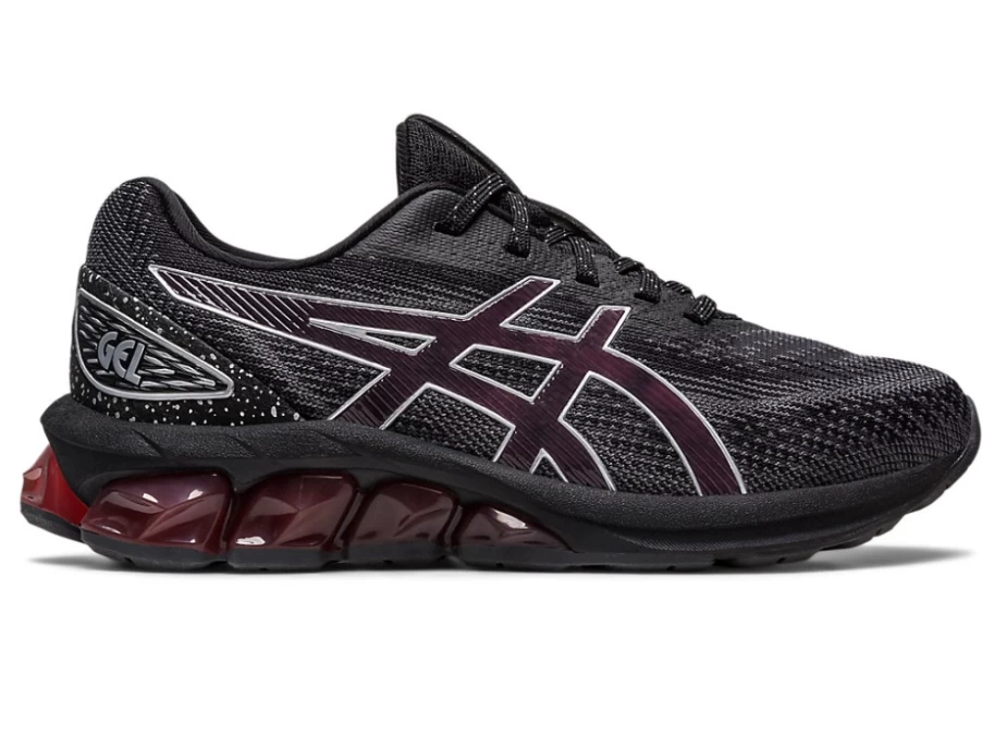 ASICS Kids Gel-Quantum 180 VII GS Running Shoes - Black/Cayenne