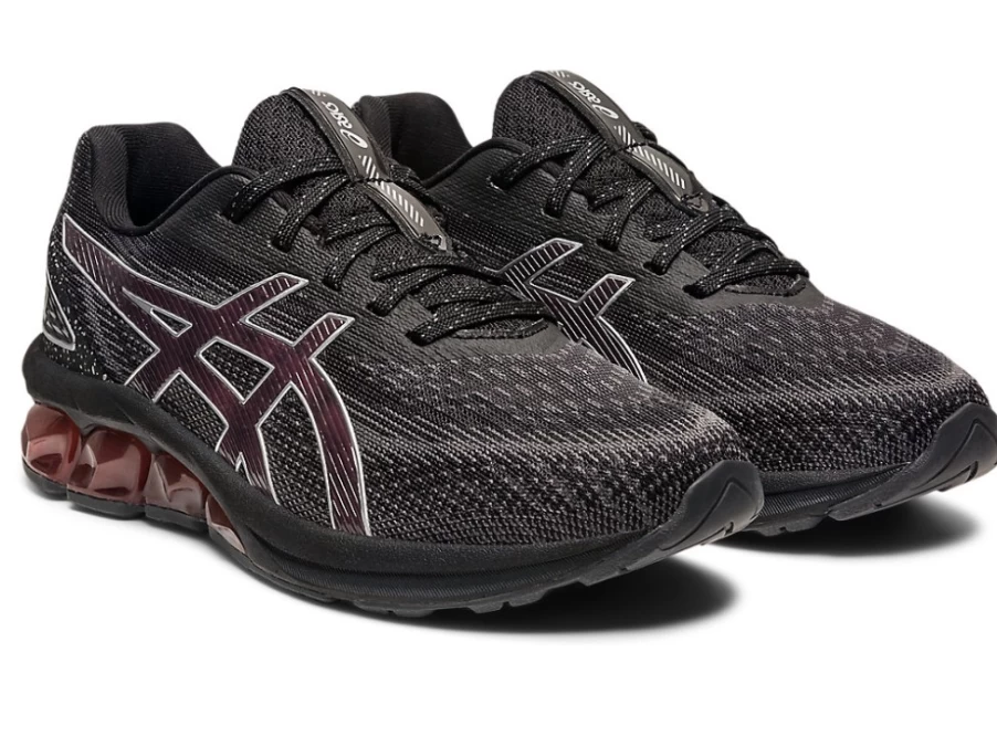 ASICS Kids Gel-Quantum 180 VII GS Running Shoes - Black/Cayenne