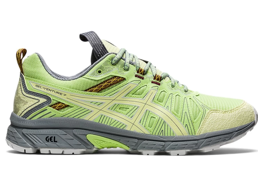 ASICS Men's Gel-Venture 7 Running Shoes in Lime Green/Huddle Yellow - Hn1-S Trail Sneakers