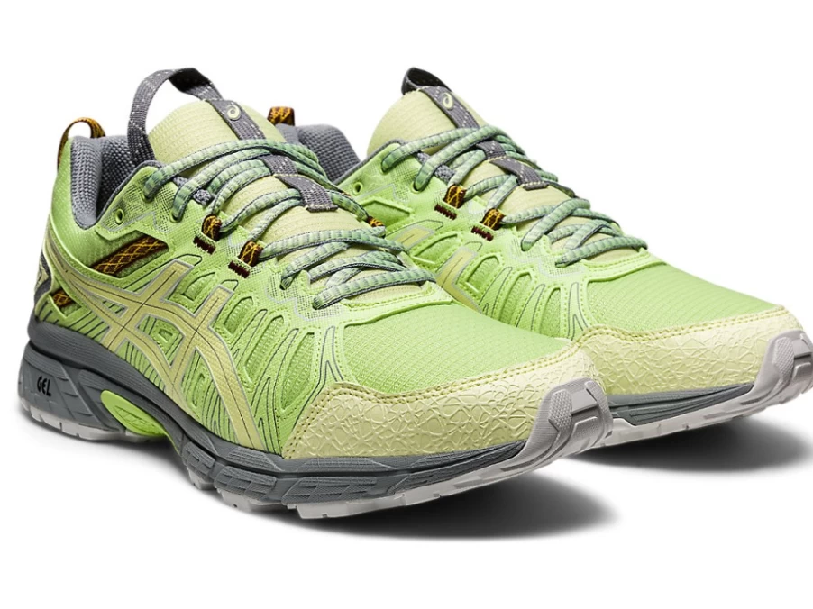ASICS Men's Gel-Venture 7 Running Shoes in Lime Green/Huddle Yellow - Hn1-S Trail Sneakers