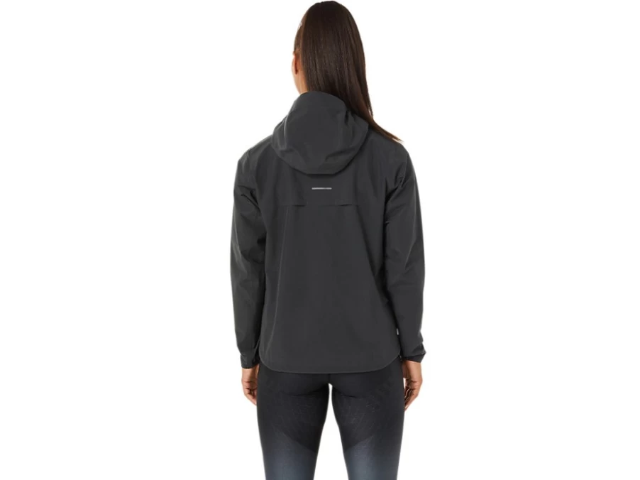 ASICS Women's Graphite Grey Accelerate Waterproof 2.0 Running Jacket