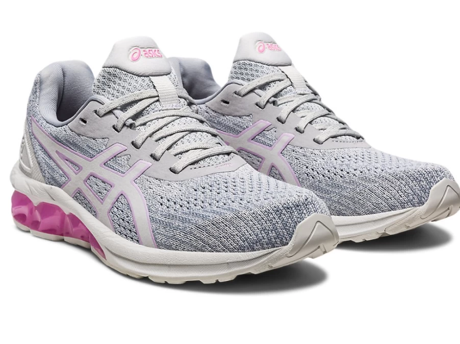 ASICS Women's Gel-Quantum 180 VII Knit Running Shoes - Piedmont Grey/Glacier Grey