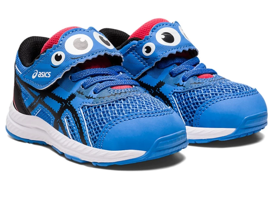 ASICS Kids' Contend 8 TS Sneakers in Blue Coast/Black - School Yard Running Shoes