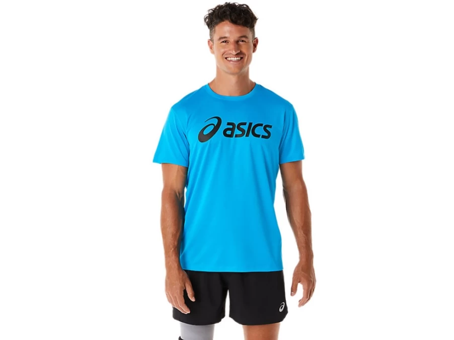 ASICS Men's Island Blue/Performance Black Silver Top Running Shoe
