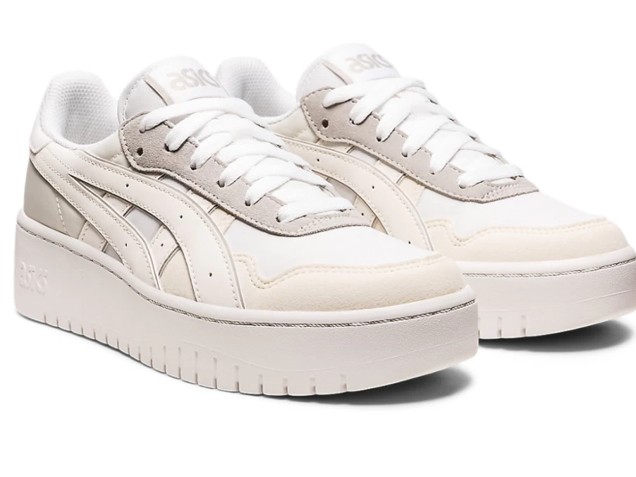 ASICS Women's S Platform Sneakers in White/Cream - Japan Inspired Design