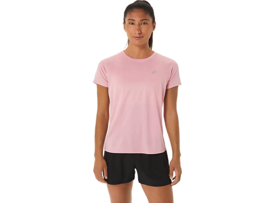 ASICS Women's Fruit Punch Silver Short Sleeve Top