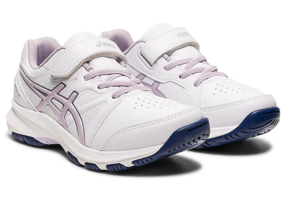 ASICS Kids Gel-550Tr Ps Sneakers in White/Dusk Violet - Lightweight Running Shoes for Children