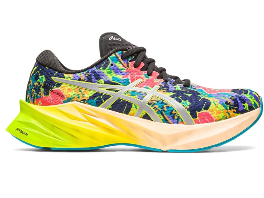 ASICS Women's Novablast 3 Lite-Show Running Shoes in Lime Zest/Lite Show