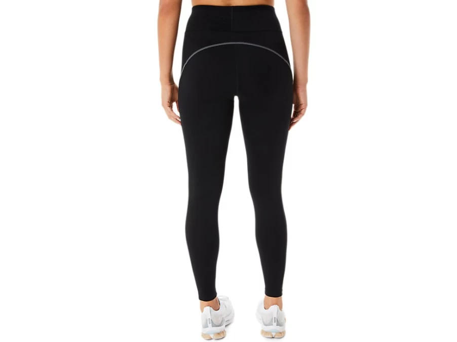 ASICS Women's Performance Black Mesh Panel Training Tight - Breathable Workout Leggings