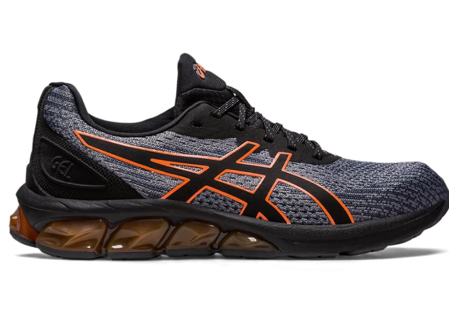 ASICS Men's Gel-Quantum 180 VII Knit Running Shoes - Clay Grey/Black