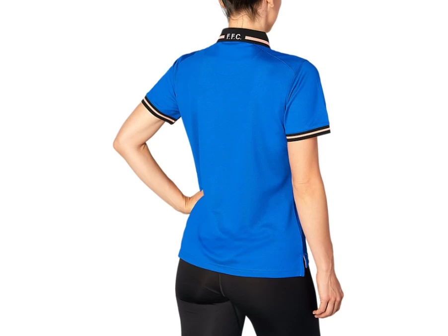 ASICS Women's Electric Blue Western Bulldogs Media Polo Shirt