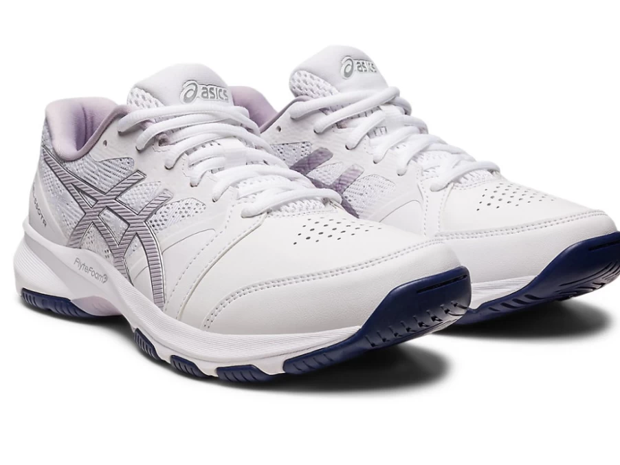 ASICS Women's Gel-550Tr D Wide Running Shoes in White/Dusk Violet