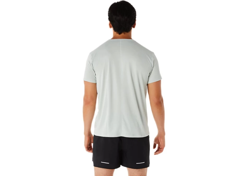 ASICS Men's Light Sage Silver Short Sleeve Performance Top