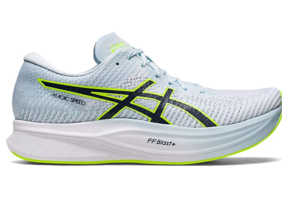 ASICS Women's Magic Speed 2 Running Shoes in Sky/Midnight - Lightweight Performance Sneakers
