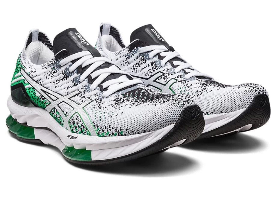 ASICS Gel-Kinsei Blast Men's Running Shoes - White/Cilantro for Enhanced Cushioning & Support