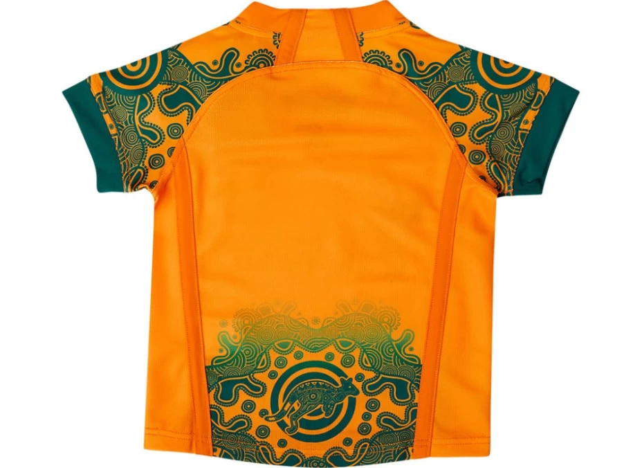 ASICS Wallabies Gold Kids Replica Alternate Jersey - Official Team Gear for Infants