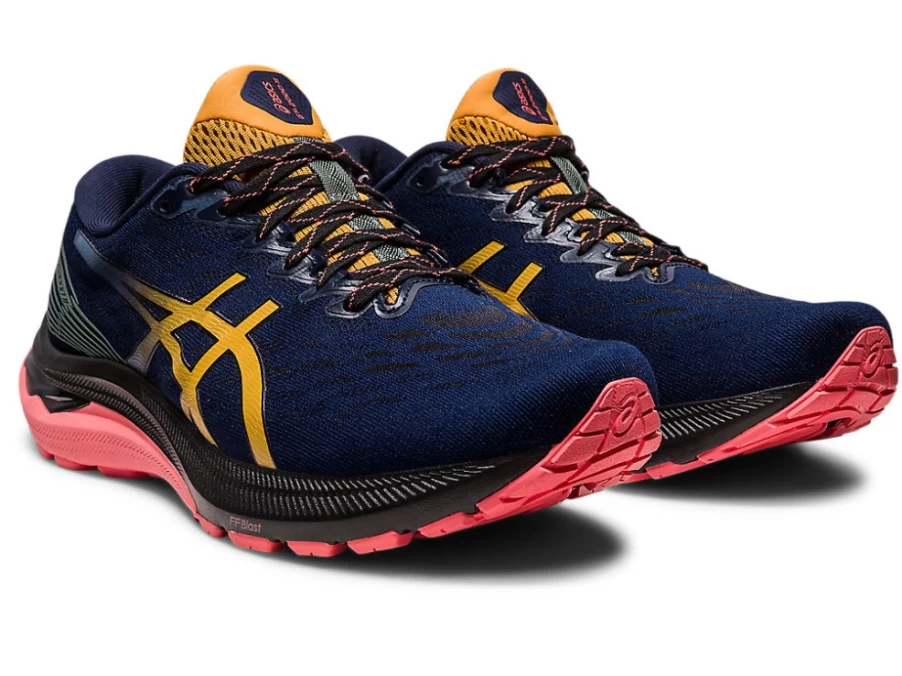ASICS Women's GT-2000 11 TR Running Shoes in Nature Bathing/Papaya Color