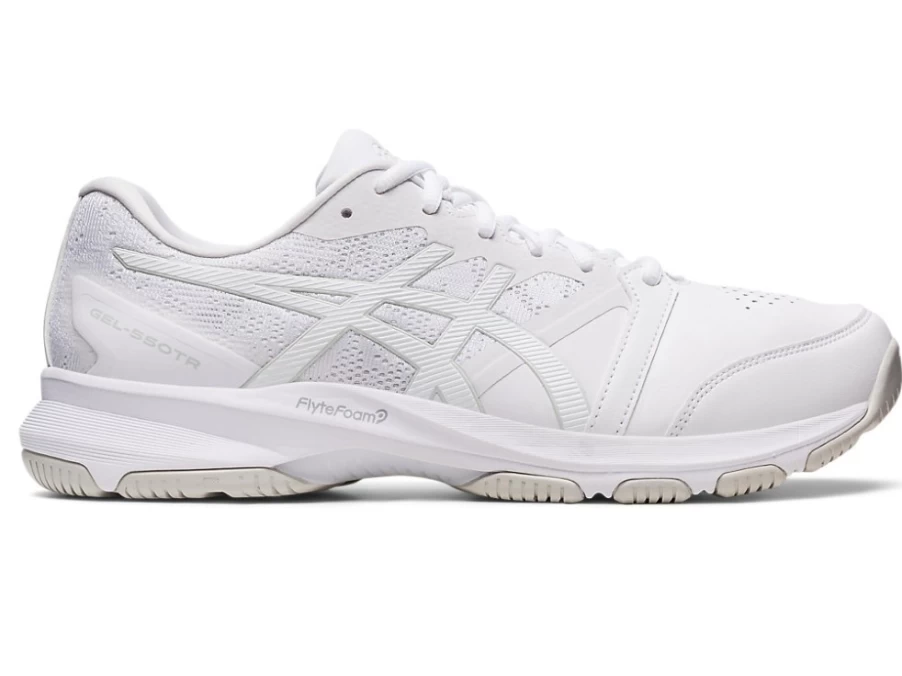 ASICS Gel-550Tr (2E Wide) Men's Running Shoes in White/White - Comfort & Support for Wide Feet