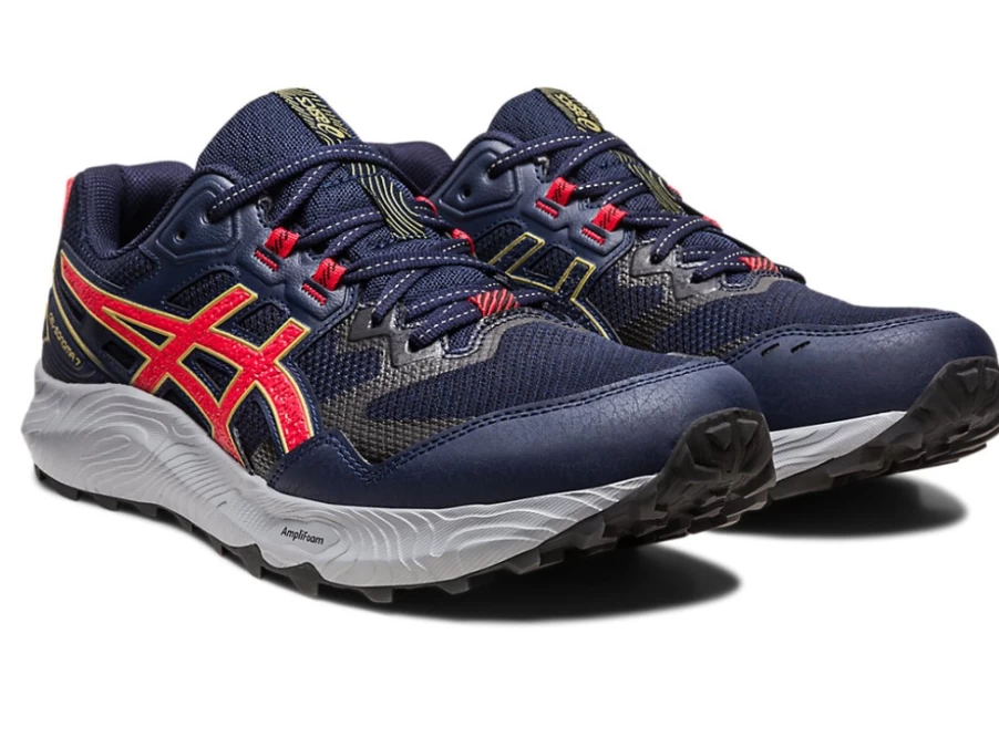 ASICS Gel-Sonoma 7 Men's Trail Running Shoes - Midnight/Electric Red