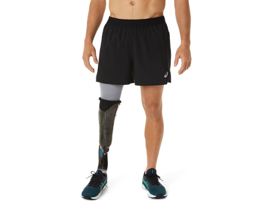 ASICS Men's Performance Black Road 2-N-1 5-Inch Running Shorts