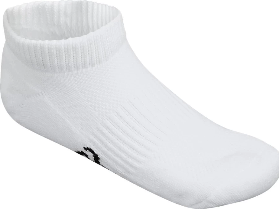 ASICS Kids Pace Low Socks Triple White - Comfortable Athletic Socks for Children