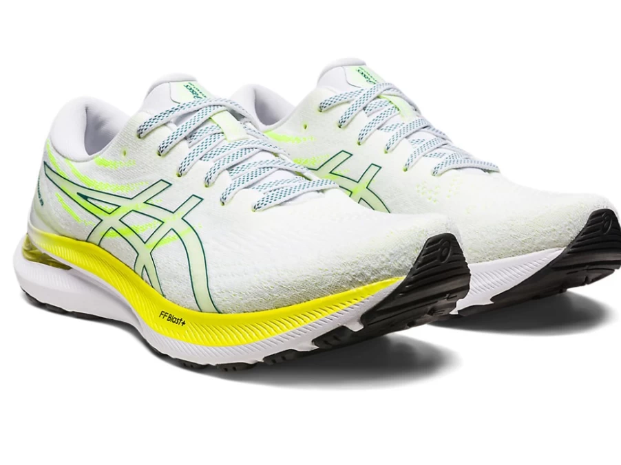 ASICS Gel-Kayano 29 Men's Running Shoes - White/Velvet Pine