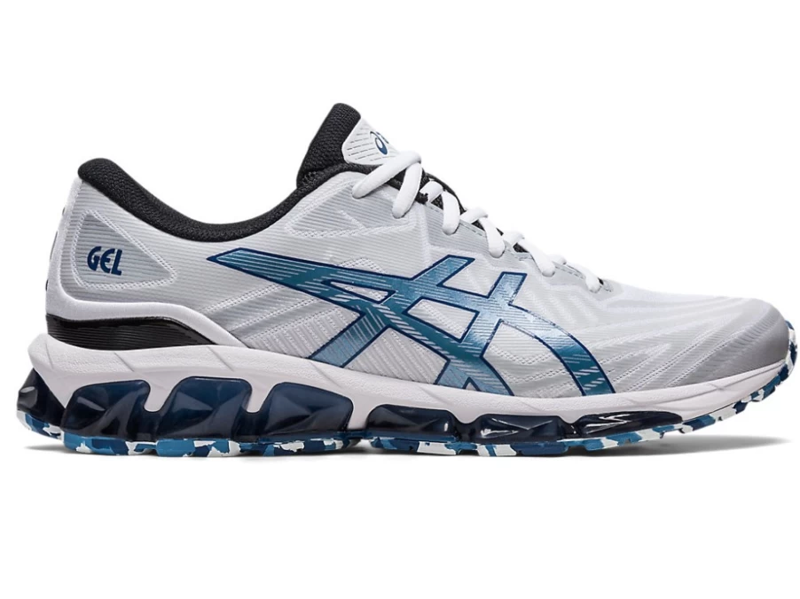 ASICS Gel-Quantum 360 VII Men's Running Shoes - White/Grand Shark