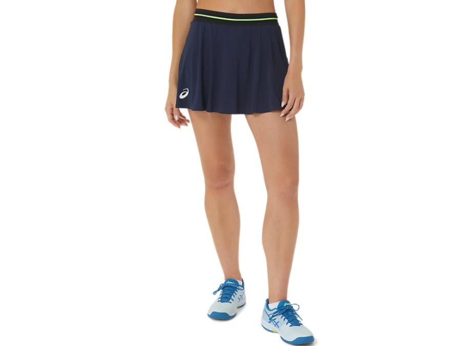 ASICS Women's Midnight Match Skort - Tennis & Running Athletic Skirt Shorts