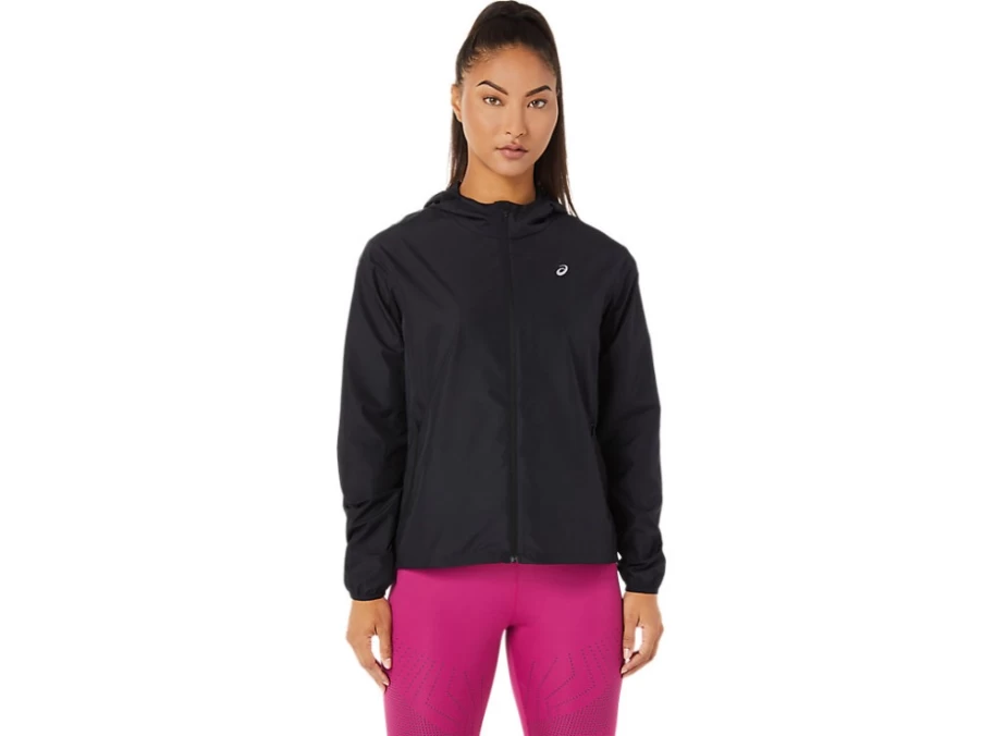 ASICS Women's Performance Black Accelerate Lightweight Running Jacket