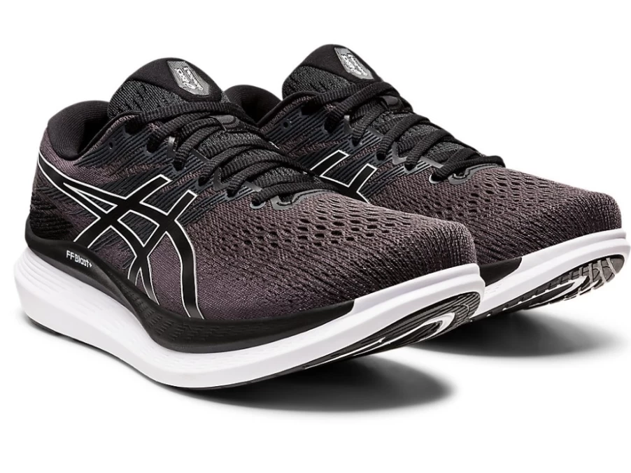 ASICS Men's Glideride 3 (2E Wide) Running Shoes - Black/White