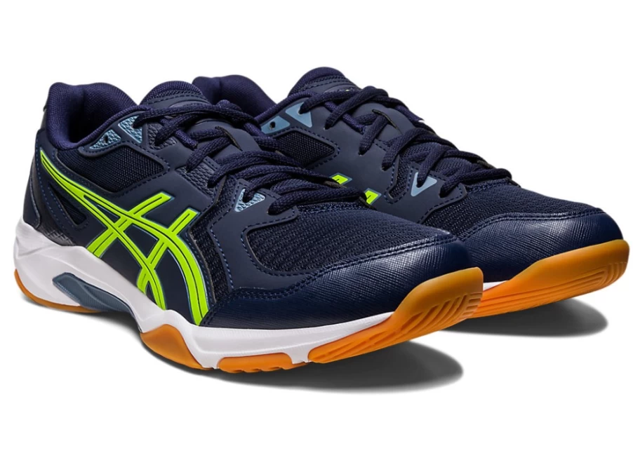ASICS Gel-Rocket 10 Men's Volleyball Shoes - Midnight/Hazard Green