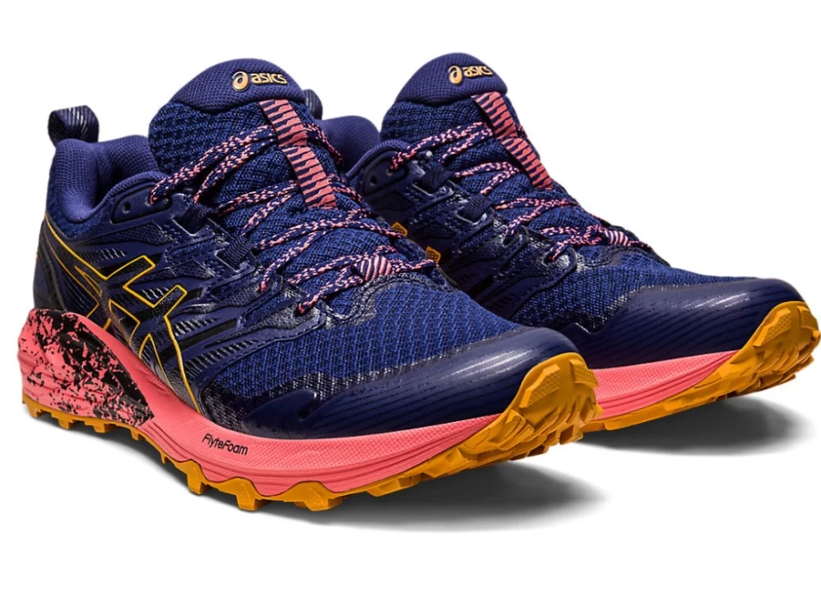 ASICS Women's Gel-Trabuco Terra Trail Running Shoes - Indigo Blue/Sandstorm
