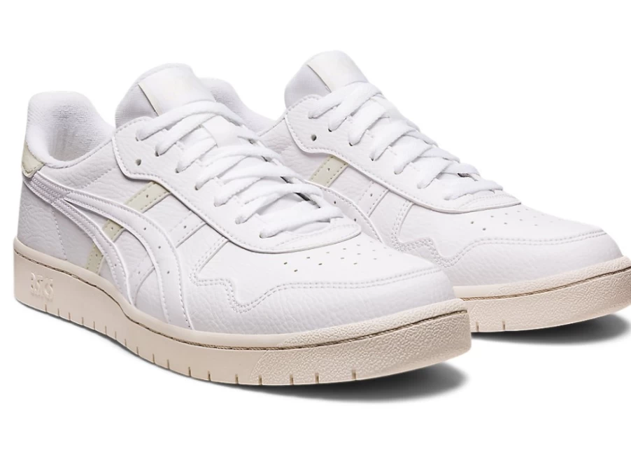 ASICS Men's Japan S Running Shoes in White/Birch - Lightweight & Comfortable