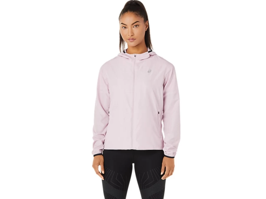 ASICS Women's Barely Rose Accelerate Lightweight Jacket for Running & Training