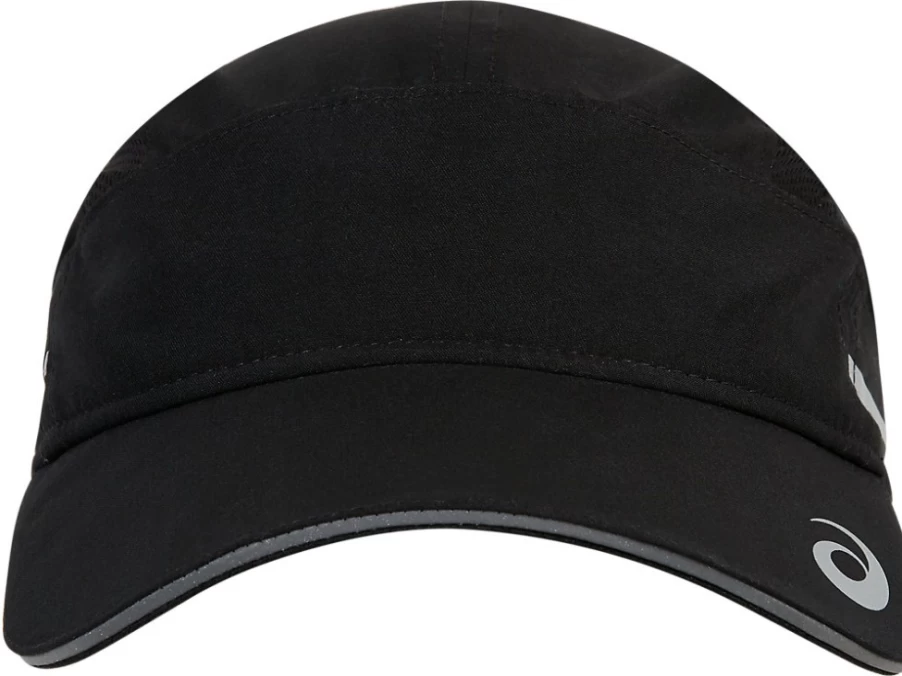 ASICS Men's Performance Black Running Cap for Athletic Comfort