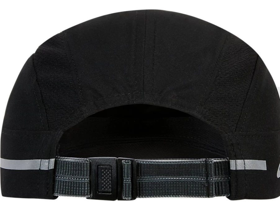 ASICS Men's Performance Black Running Cap for Athletic Comfort