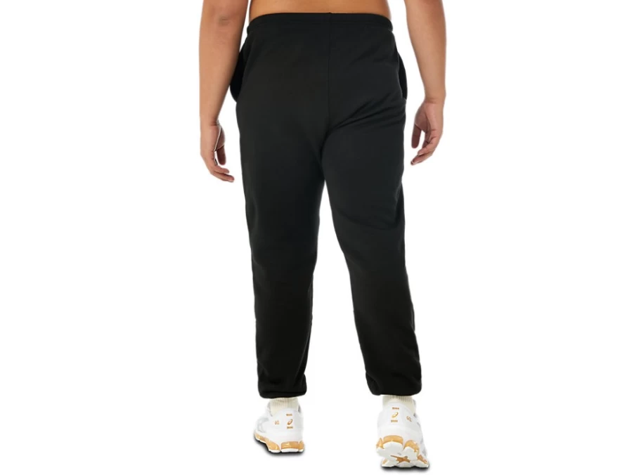 ASICS Men's Urban Black Fleece Pants for Comfort & Warmth