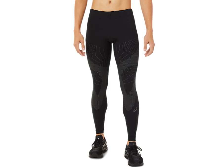 ASICS Men's Road Balance Tight Running Pants - Performance Black/Graphite Grey