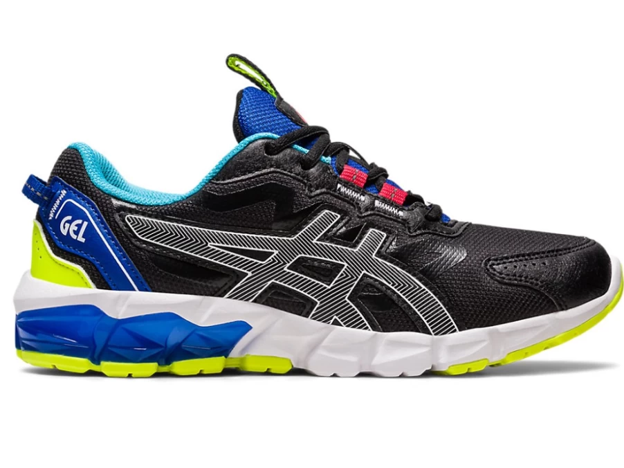 ASICS Kids Gel-Quantum 90 GS Running Shoes - Black/Asics Blue