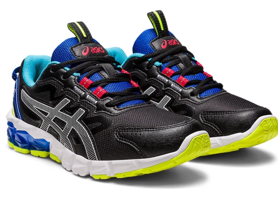 ASICS Kids Gel-Quantum 90 GS Running Shoes - Black/Asics Blue