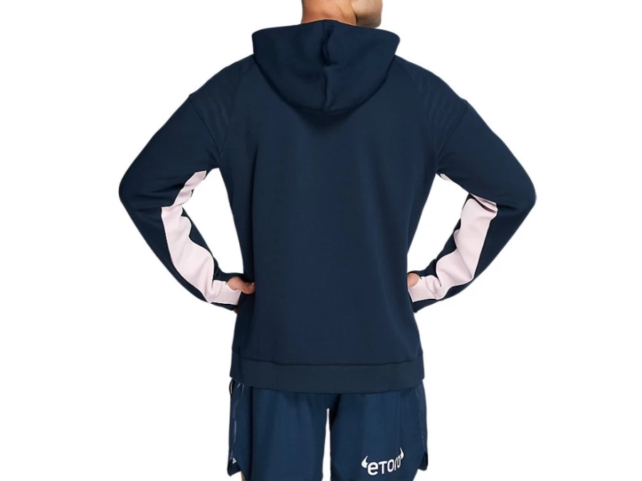 ASICS Men's French Blue Wallabies Training Hoodie - Performance Workout Sweatshirt