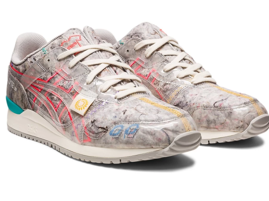 ASICS Gel-Lyte III OG Recycle Felt - Oyster Grey/Diva Pink Men's Running Shoes