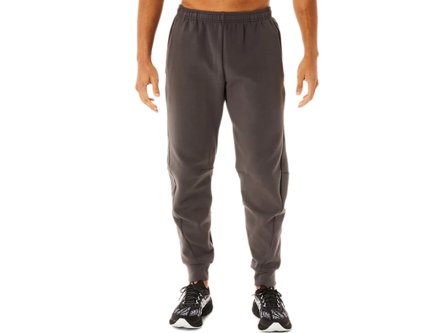 ASICS Men's Mobility Knit Pants - Obsidian Grey Stretch Training Joggers