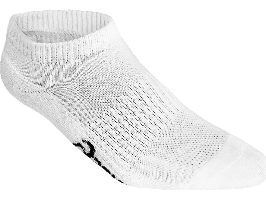 ASICS Men's Pace Low Solid Socks in Brilliant White - Running Athletic Socks