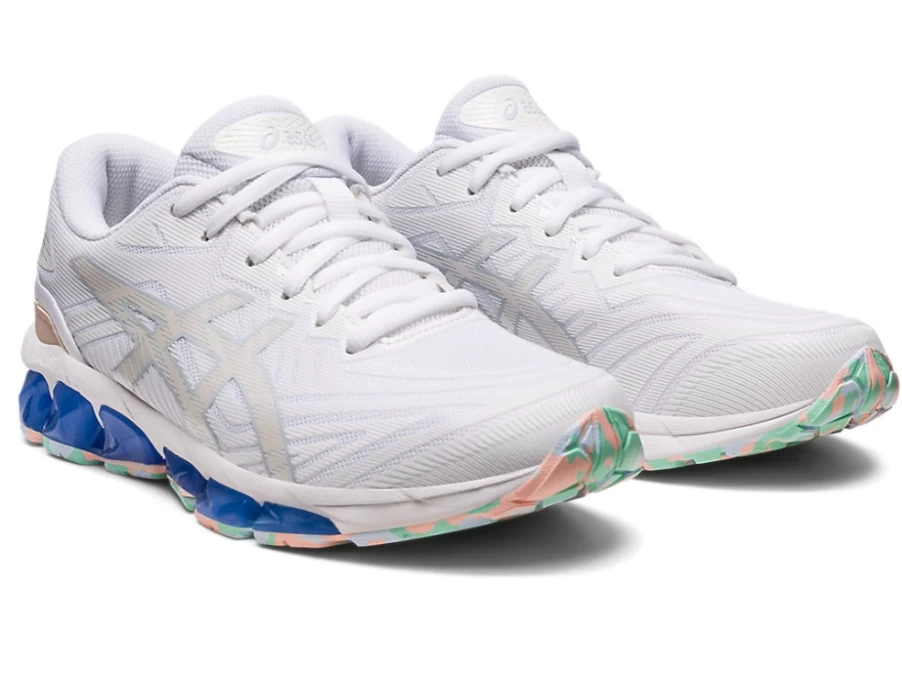 ASICS Women's Gel-Quantum 360 VII Running Shoes - White/Soft Sky