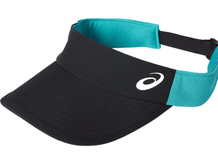 ASICS Men's Performance Visor in Reborn Blue - Lightweight Running Hat for Athletic Comfort