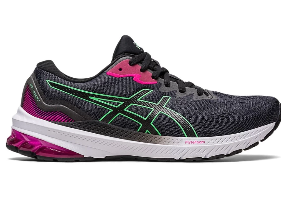 ASICS GT-1000 11 Women's Running Shoes - Black/Tourmaline